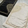 Tapis de prière couple en forme de coeur doré