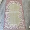Tapis de prière satiné avec arabesque
