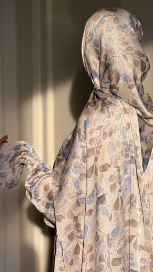 Robe de prière en soie côtelée