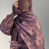 Robe de maison - Robe de priere violette
