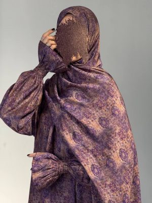 Robe de maison - Robe de priere violette