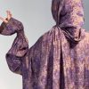 Robe de maison - Robe de priere violette