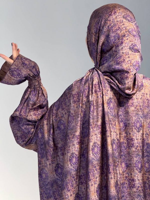 Robe de maison - Robe de priere violette