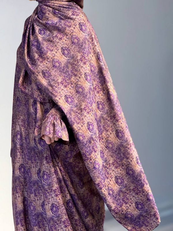 Robe de maison - Robe de priere violette