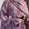 Robe de maison - Robe de priere violette