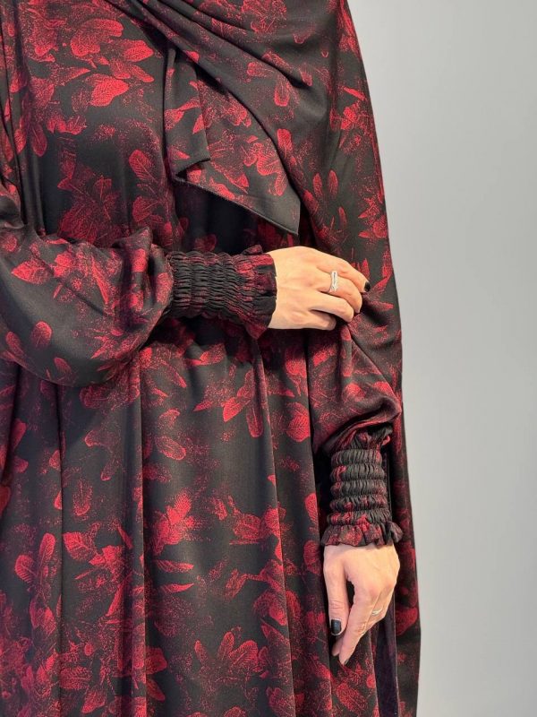 Robe de maison - Robe de priere noire et rouge