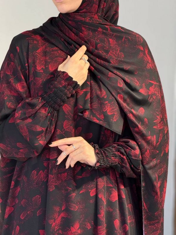 Robe de maison - Robe de priere noire et rouge