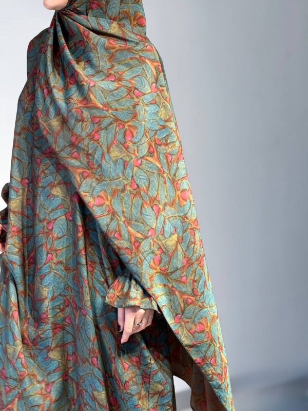 Robe de maison - Robe de priere bleu canard