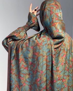 Robe de maison - Robe de priere bleu canard