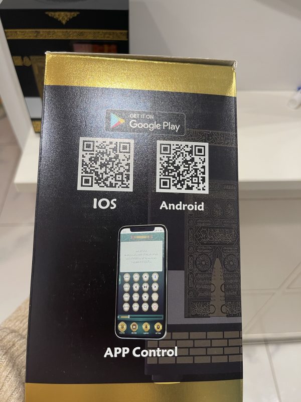 Horloge Adhan Kaaba - Horloge Islamique Connectée avec Appel à la Prière